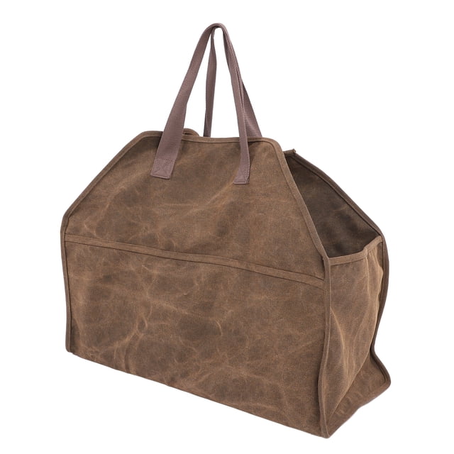 Sac de Transport pour Bois de Chauffage, Sac de Transport Résistant aux Rayures en Toile pour Camping