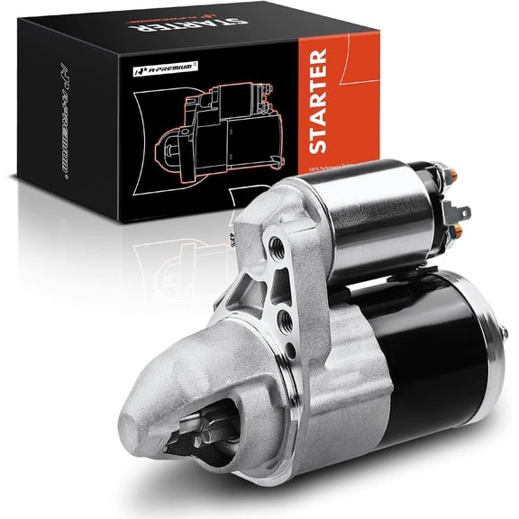 A-Premium Starter Motor Compatible with Chrysler 200 2011-2014 2.4L, Dodge Avenger 2011-2014 L4 2.4L, 12V 1.2KW 8 Teeth Clockwise, Replace# 56029584AA
