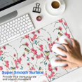 thumbnail image 4 of Long Mouse Pads for Desk,Pioneer Flower Floral Print Pattern Desk Mats on Top Of Desks, Desk Mouse Pad Extra Large with 3mm Non-Slip Base and Stitched Edge for Gaming,Office,Work,Home 35.4"x15.7", 4 of 6