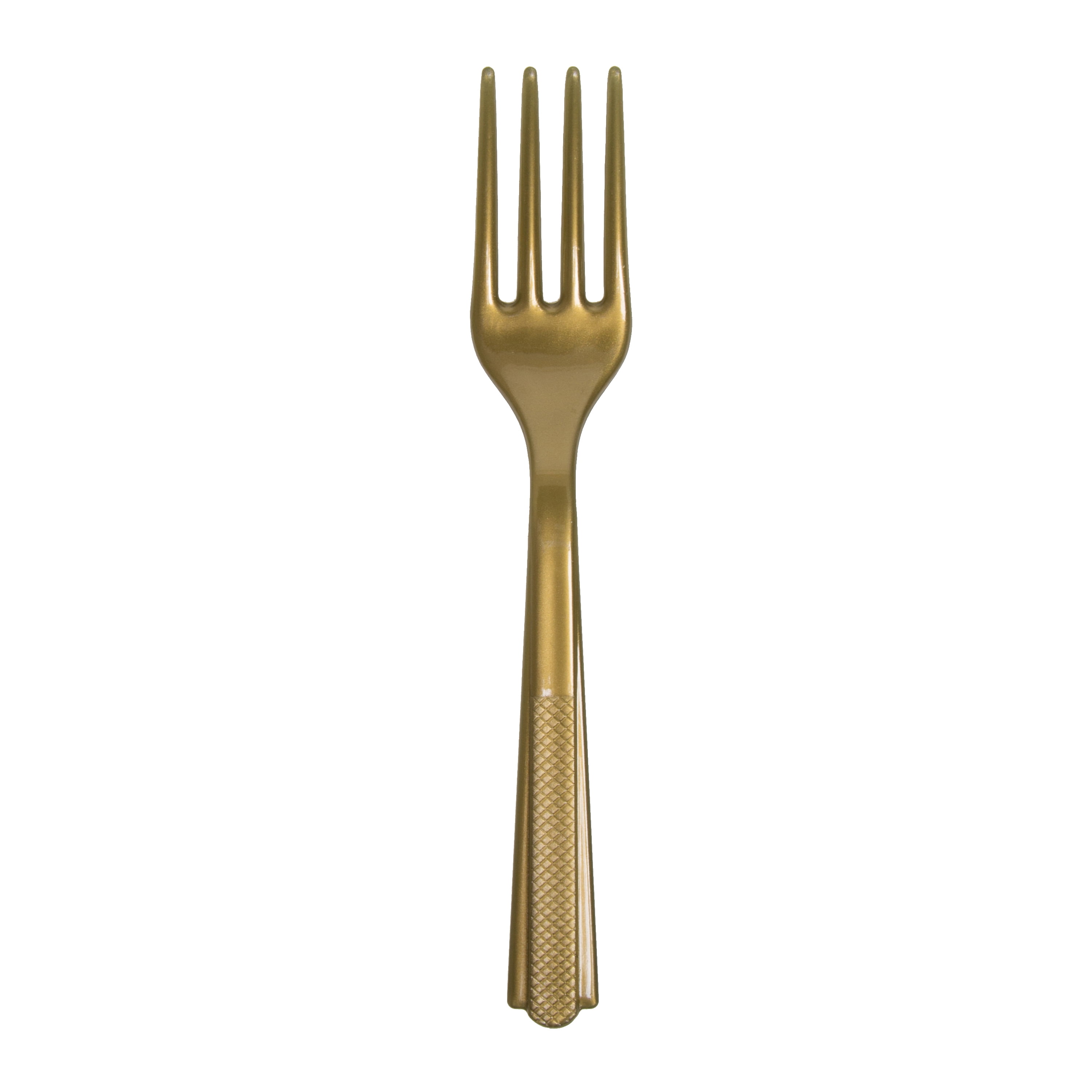 Way To Celebrate! Gold Plastic Forks, 24ct