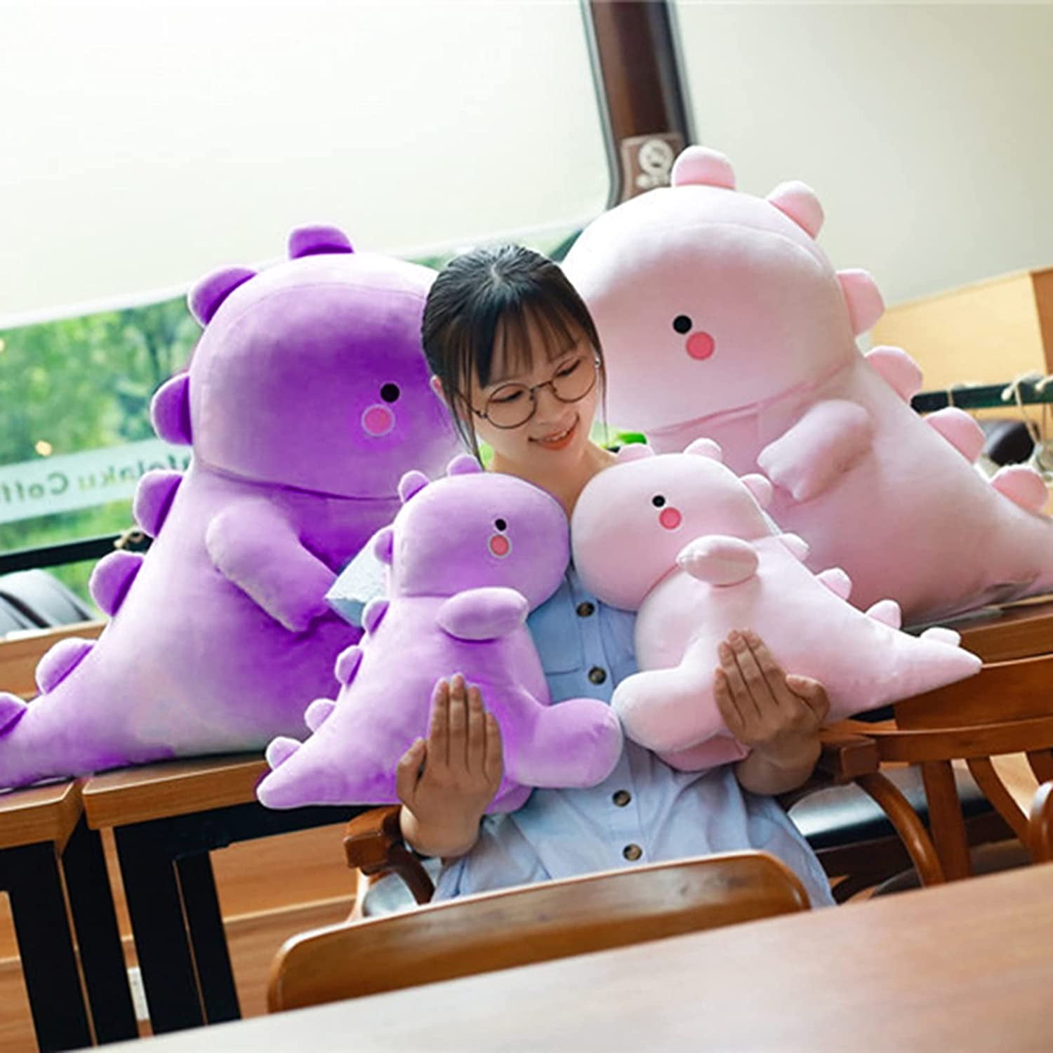 Jouets en Peluche Dinosaure pour Enfants, Grande Peluche Dino