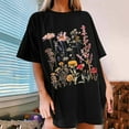 thumbnail image 5 of Short Sleeve Shirts Women Funny Tshirts Shirts Womens T Shirts Graphic Funny Oversized Tops for Women Western, 5 of 7
