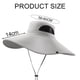 thumbnail image 2 of Sombrero de pescador de 60 cm de circunferencia, de secado rápido, para exteriores, con protección solar ultravioleta, transpirable, 2 of 6