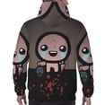 thumbnail image 6 of Lsque The Binding of Isaac Pattern Casual Men's Hoodie,Hooded Sweatshirt with Kangaroo Pocket,Pullover Hoodie-Large, 6 of 8