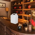 thumbnail image 2 of White Plastic Water Storage Container with Handle for Camping and Outdoor Activities 7.5 Gallons, 2 of 9
