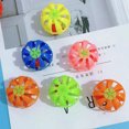 thumbnail image 3 of Visland 10Pcs Cat Toy Cat Ball Toy with Bell Scratch-Resistant Fun Pumpkin Shape Pet Training Toy Pet Supplies, 3 of 7