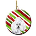 thumbnail image 1 of Toy Poodle Canne de Noël en Céramique, 1 of 1