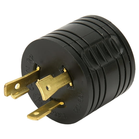 30 Amp RV Generator Adapter, Plug and Play Heat Resistant PVC Shell Nema L5-30P To TT-30R Power Adapter for Outdoor