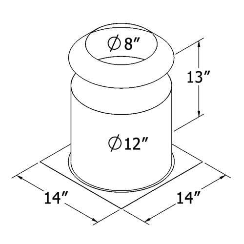 Shasta Vent 6A-IS Insulation Shield