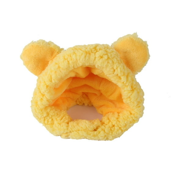 Puppy Cap Bear Shape Cute Dress-Up Costume Warm Headwear Dogs Hats Pet Accessories