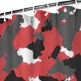 thumbnail image 3 of Red Camo Digital Pixel Pattern Shower Curtain 72"x84" ,Bathroom Decorative Shower Curtains Set with 12 Hooks,Modern Waterproof Washable Shower Curtain, 3 of 6