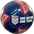 thumbnail image 3 of Icon Sports U.S. Soccer Ball, PVC, Red/White/Blue One Nation Design, Size 4, 3 of 4
