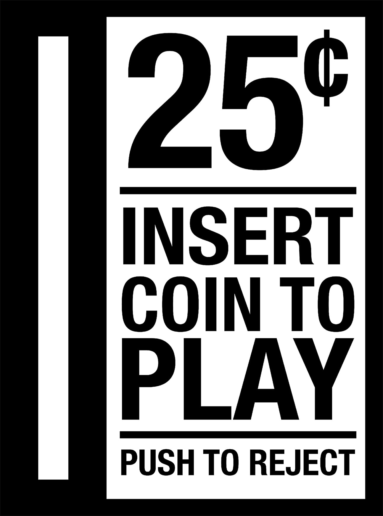 25 Cents Insert Coin To Play Nostalgia Arcade Game Fun Wall Decals For 25-cents-insert-coin-to-play-nostalgia-arcade-game-fun-wall-decals-for