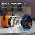 thumbnail image 3 of Altavoz Bluetooth portátil Karaoke Machine YLL Mini naranja, 3 of 9