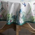 thumbnail image 4 of Geecy Tropiques 100% Cotton Round Tablecloth 63'' Diameter Kitchen Dining Decoration Spring/Summer, 4 of 7