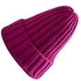 thumbnail image 2 of Minnieouse Sombrero Unisex mezclas de algodón sólido cálido HIP HOP sombreros de punto hombres gorras de invierno mujeres Skullies gorros para Sombreros Rosa roja Minnieouse AP000123-11, 2 of 6