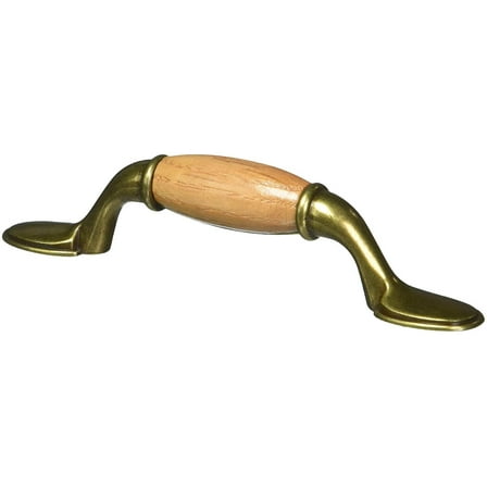 Laurey 15536 3-Inch First Family Pull,  Oak/Light Brass