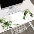 thumbnail image 3 of Extended Gaming Mousepad with Stitched Edges,Full Desk Coverage Mouse Pads for Wireless Mouse,Green Botanical Mouse Pad Desk Protector Large Botanical Desk Mat XXL for PC Computer 31.5"x15.75", 3 of 6