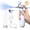 Blue, variant on Saviland Super-Stable 25PSI Airbrush Kit for Airbrush Gel Nail Polish, Pink