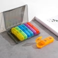 thumbnail image 4 of Joernso Weekly Pill Organizer Storage Box Food Grade BPA Free Large Capacity Multiple Compartments Dustproof Portable Travel Pill Box, 4 of 8