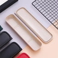 thumbnail image 3 of Wheat Straw Tableware Box Multicolor Portable Cutlery Case Spoon Fork Storage Box Students Household Dinnerware Bag Kitchen Tool, 3 of 9
