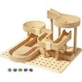 thumbnail image 1 of Brain Teaser Track – Marble Locking Kit, Roller Coaster Puzzle, 3D Building Blocks, STEM Construction Toy with Engaging Play Design. Marble track set for..., 1 of 5