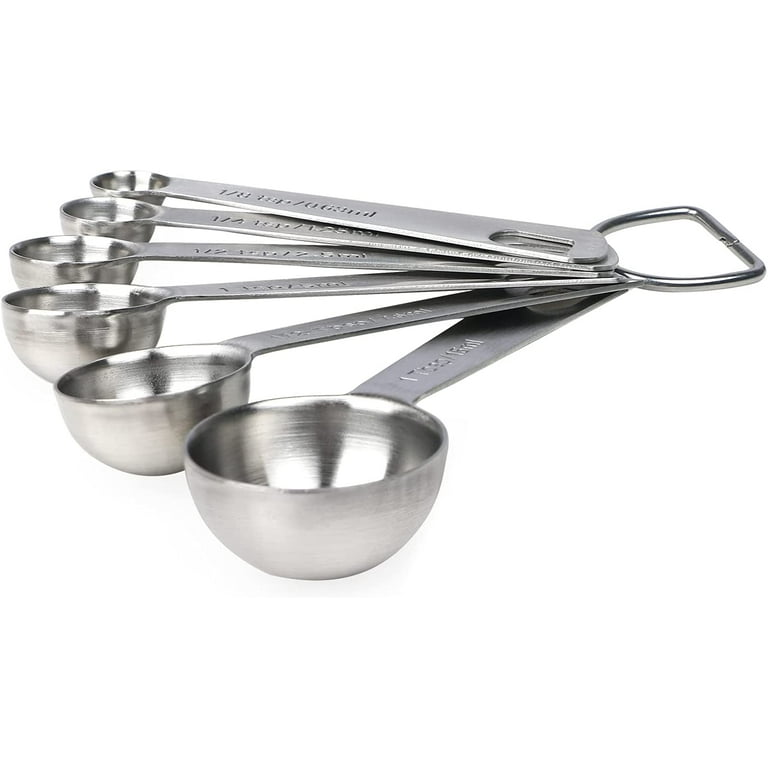 Measuring Spoons: NOGIS 18/8 Stainless Steel Measuring Spoons Set