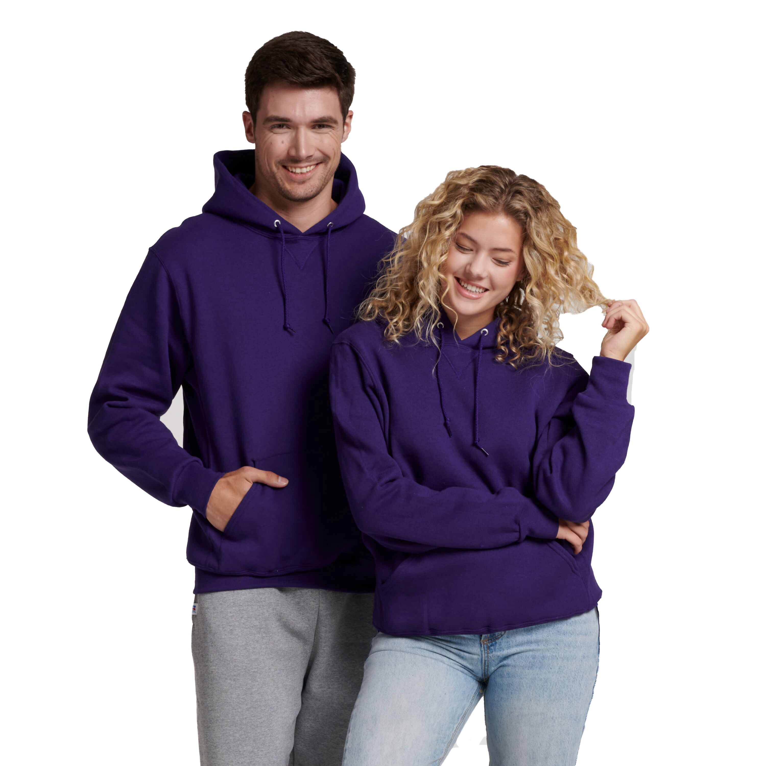 Russell Athletic Men's Dri-Power Fleece Pullover Hooded Sweatshirts - Moisture Wicking, Mid-Weight Cotton Blend, Sizes S-4XL