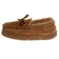 thumbnail image 3 of Beverly Hills Polo Club Boys Moccasins Slippers: Unisex Indoor Outdoor House Shoes with Anti, Slip Sole (Toddler), Tan, 8, 3 of 7
