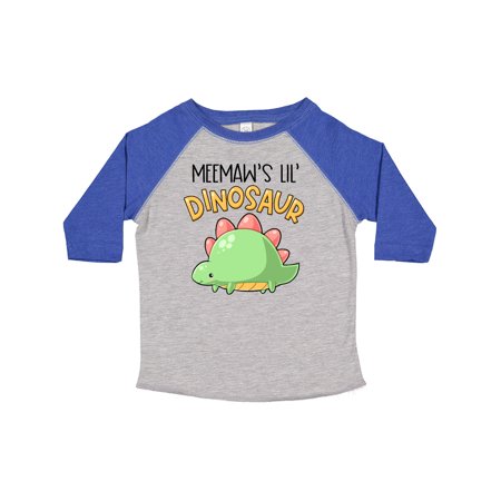 

Inktastic Meemaw s Lil Dinosaur with Cute Stegosaurus Gift Toddler Boy or Toddler Girl T-Shirt