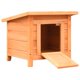thumbnail image 1 of Casa para gatos VidaXL para exteriores, madera maciza marrón/verde, resistente a la intemperie, 1 of 9