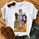 thumbnail image 3 of Camiseta de dibujos animados de Disney para mujer, ropa Y2k de princesa linda, camiseta gráfica Kawaii, de manga corta Camisetas estampadas, camisetas ajustadas, 3 of 5
