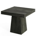 thumbnail image 4 of Fnova 31.5" Square Farmhouse Dining Table, Wood Coffee Table for 4 People, Modern Kitchen Table for Dining Room, Black (Chairs Not Included), 4 of 10