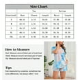 thumbnail image 7 of Smilooen Tie Dye Womens Pajama Sets Short Sleeve 2 Piece PJ Sets Women Summer Loungewear with Pockets, S-2XL, 7 of 7
