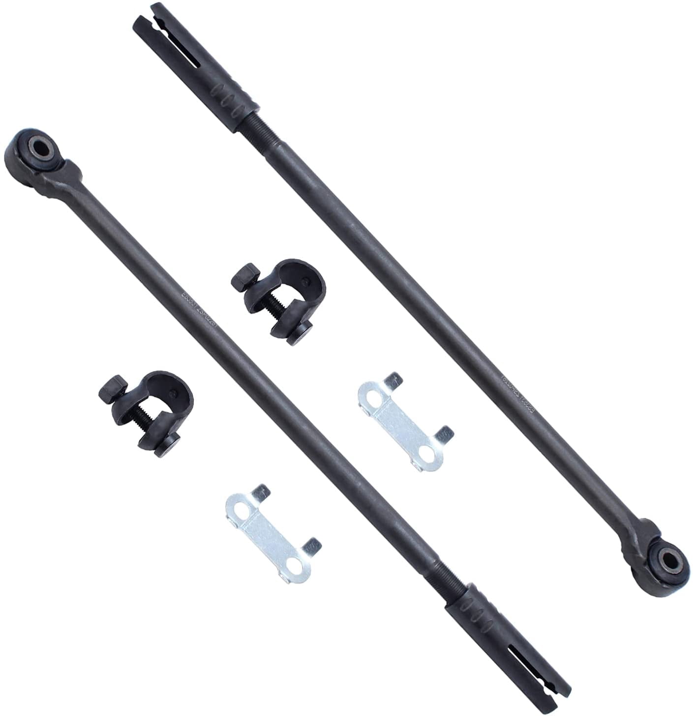 Detroit Axle - Front Inner Outer Tie Rod Links Tie Rod Adjusting Sleeves Replacement for 1999-2004 300M Concorde Intrepid LHS Dodge Intrepid