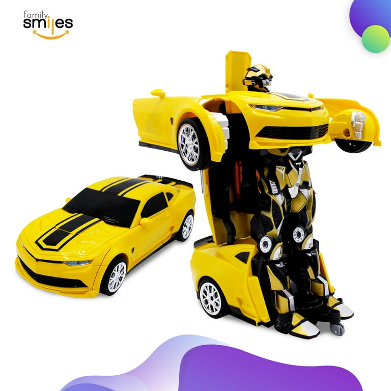 Family Smiles Kids Remote Control Toy Sports Car Transforming