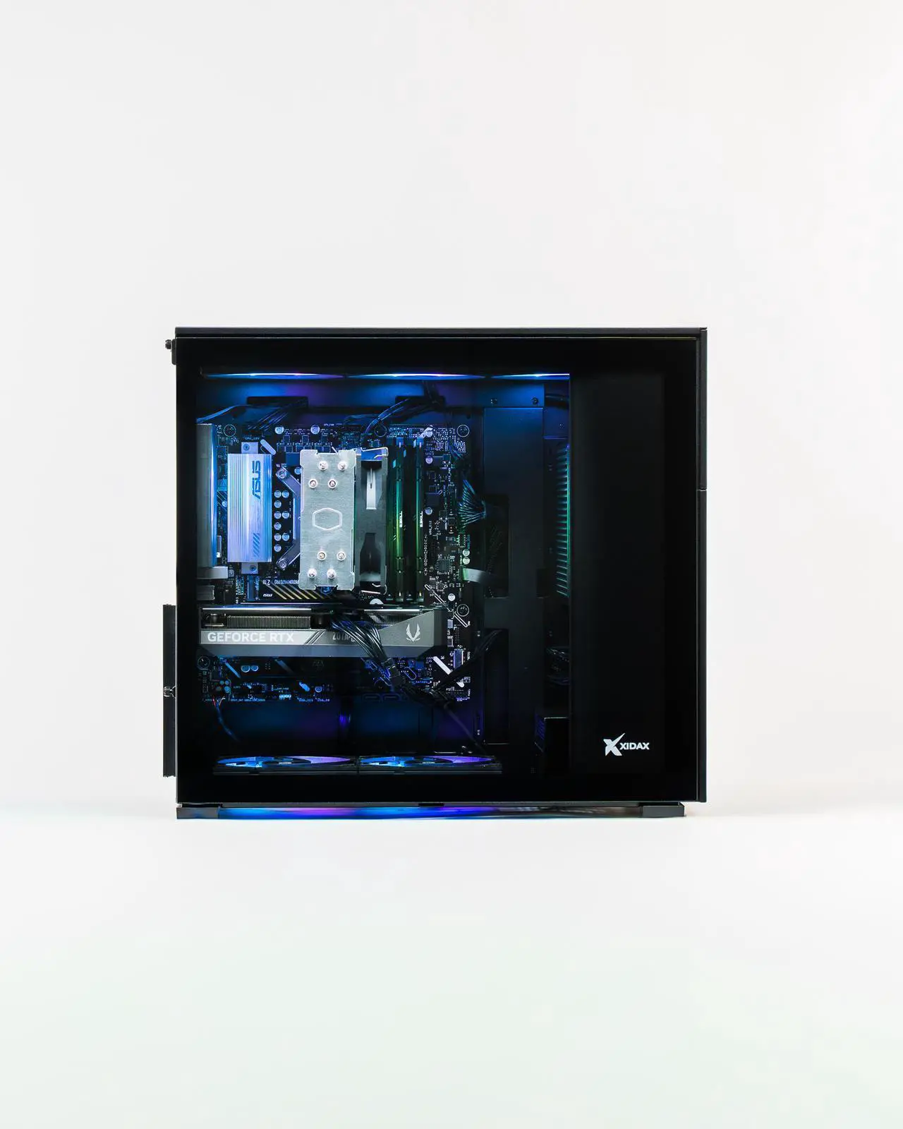Xidax Gaming Desktop PC X-6 Series X-6 RTX 5060Ti 16GB + i7 14700F Xen Black Intel Core i7-14700F 32GB DDR5 2TB NVMe SSD GeForce RTX 5060 Ti Windows 11 Home