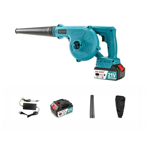 Cordless Lithium-ion Blower, High-Power Industrial Portable Blower for Dust Removal and Snow Cleaning
