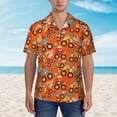 thumbnail image 2 of Fotbe Monster Truck,Truck Cartoon Camisa Hawaiana para Hombre Unisex – Camisa Casual de Verano con Botones de Manga Corta de Algodón y Lino,Medium, 2 of 7