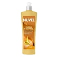 thumbnail image 1 of Crema para peinar Nuvel fuerza y control con ácido hialurónico + placenta y vitamina pro B5 300 ml, 1 of 4