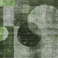 thumbnail image 5 of HomeRoots 604322 9 x 12 ft. Fern Green & Gray Geometric Washable Indoor & Outdoor Rectangle Area Rug, 5 of 5