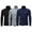 Black&Navy Blue&Gray, variant on Doomiva Men's 3 Pcs Slim Fit Turtleneck Pullover Casual Basic Thermal Sweaters Black&Royal Blue&White XL