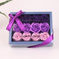 thumbnail image 6 of Costeam Romantic Rose Carnation Bouquet Gift Box，Valentine’s Day Present for Couples and Wedding Celebration，Home Decor Accessory, 6 of 8