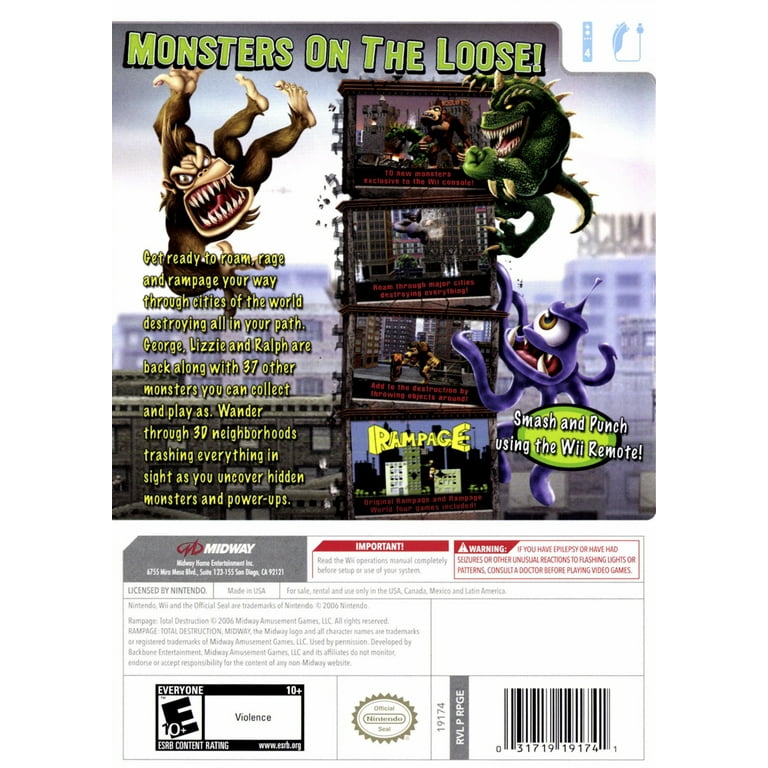 Rampage game wii online