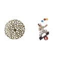 thumbnail image 1 of Escultura para colgar en la pared,Decoración de pared de metal para sala de estar,dormitorio y exterior.,Figuras de payaso,Escultura de payaso como adorno de mesa,Colección de estatuillas de, 1 of 8