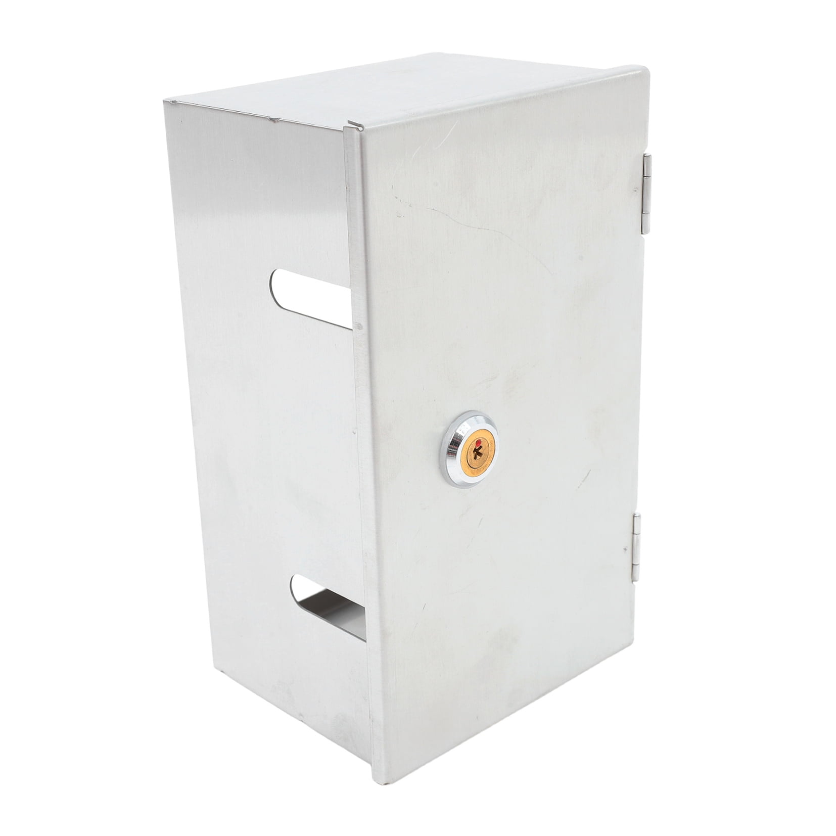 Mobutofu Waterproof Stainless Steel Socket Protection Cover Secure Lockable Wall Socket Box