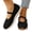 45# Black, variant on Mary Jane Flats Shoes Women's,Breathable Slip-On Light Weight Comfort Orthotic Casual Walking Shoes,Khaki#39