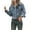 Blue, variant on Shirts for Women Beaded Heavy Industry Denim Jacket Short Jacket Top Womens Fashion Clothing