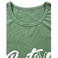 thumbnail image 2 of ZXSXSY Women Positive Vibes Letter Graphic Tee Victory Sign Short Sleeve Casual T Shirts, 2 of 6