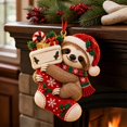 thumbnail image 6 of Clearance! Sloth Christmas Stocking Ornaments, Christmas Decorations for Tree, Cute Forest Animal Christmas Decor for Home, 6 of 7